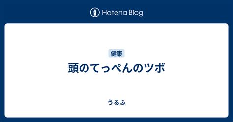 頭のてっぺんのツボ うるふ