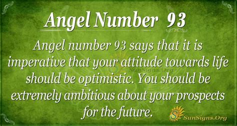 Angel Number 93 Meaning A Symbol Of Guidance Sunsignsorg
