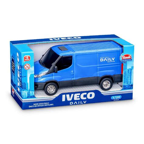 Miniatura Nova Iveco Daily Azul Submarino