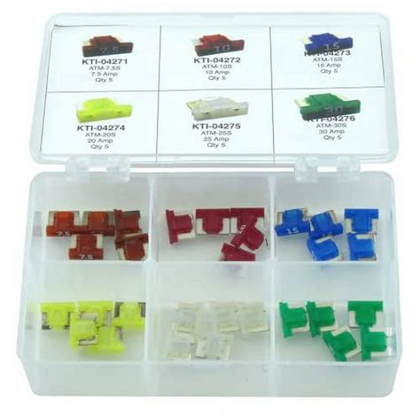 35 Pc Low Profile Mini Fuse Asst