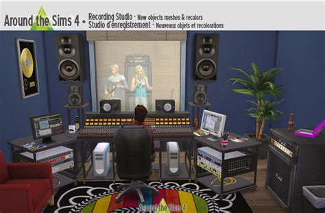 Recording Studio Set By Sandy Liquid Sims