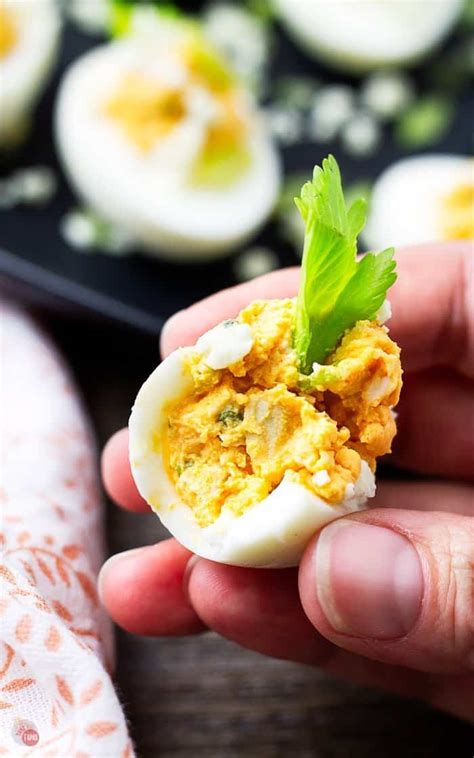 Buffalo Chicken Deviled Eggs Spicy Buffalo Chicken Dip Eggs