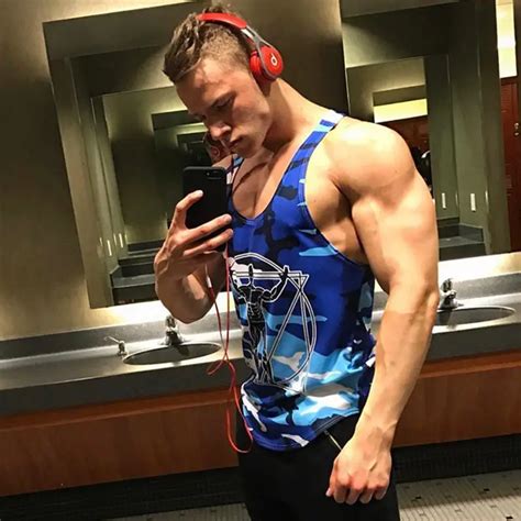 Gay Tank Tops Camouflage Gym Training Tank Tops