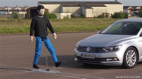 Euro Ncap Puts Autonomous Pedestrian Detection To The Test Youtube