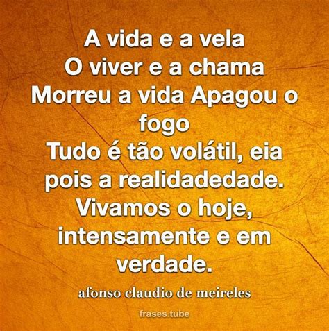 O Tempo Não Voa Somos Nós Os Acelerados E Por Vezes Sem Afonso