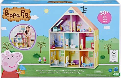 Peppa Pig Wooden Deluxe Playhouse | A Mighty Girl