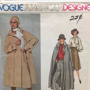 Vintage Vogue American Designer Pattern By Geoffrey Beene Etsy