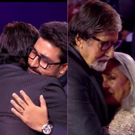 KBC 14 Amitabh Bachchan Started Crying After Surprise By Abhishek And