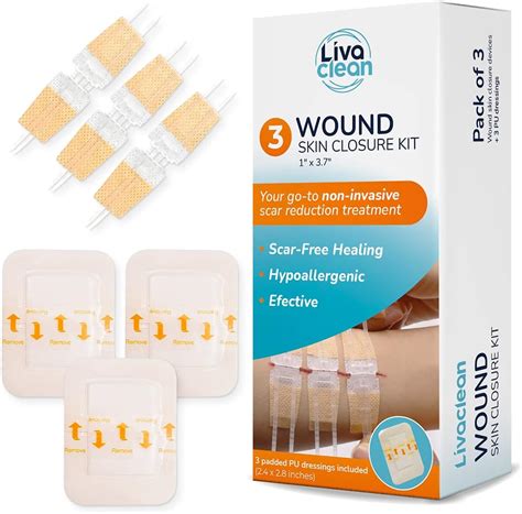 Amazon Ct X Wound Closure Strips Zip Stitch Wound