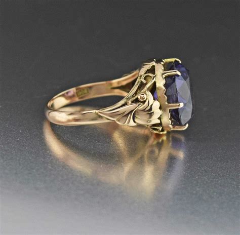 Antique 14K Gold Alexandrite Ring – Boylerpf