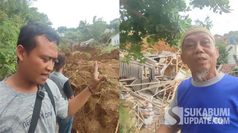 Warga Dengar Suara Misterius Jelang Longsor Timbun 10 Rumah Di Cibadak