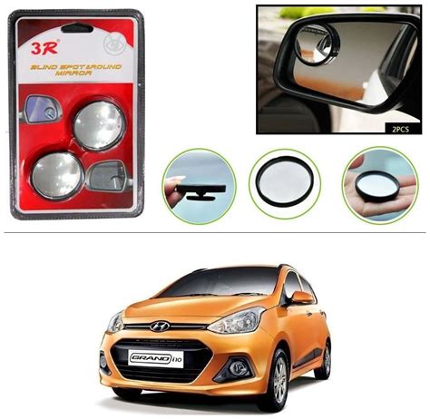 Buy AutoStark 3R Round Shaped Blind Spot Rear Side Mirror For Hyundai