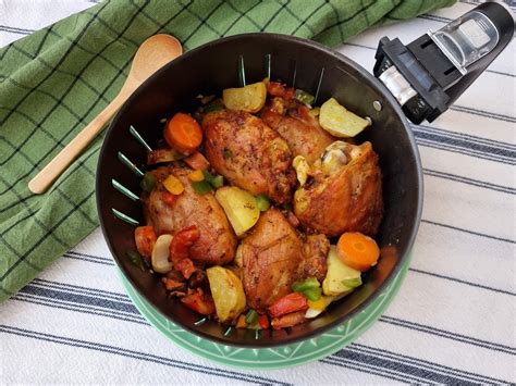 Frango Legumes Na Airfryer Receiteria