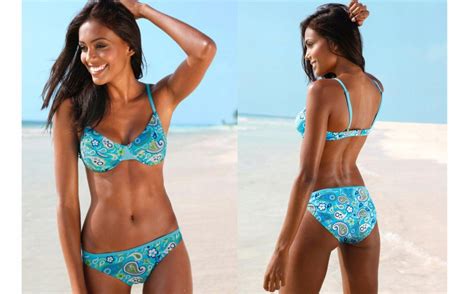 BONPRIX NQI 1YW NIEBIESKI KOMPLET BIKINI 46 15942652299 Allegro Pl