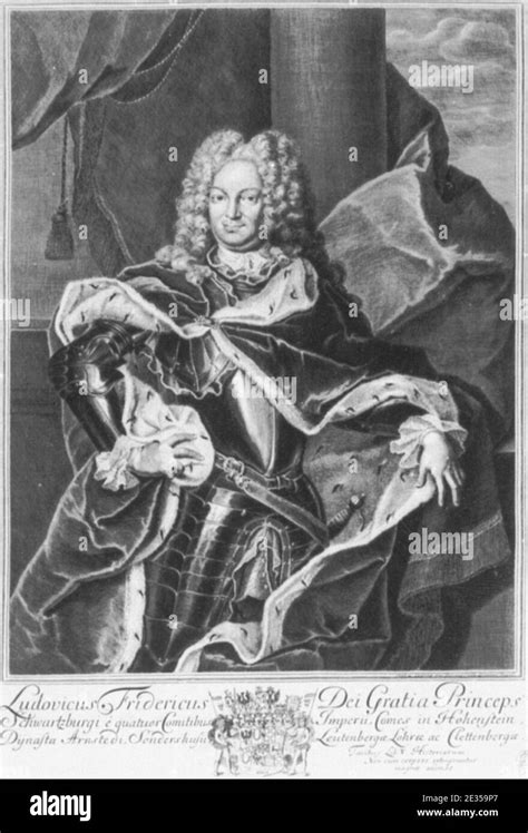 Ludwig Friedrich I Von Schwarzburg Rudolstadt Stock Photo Alamy