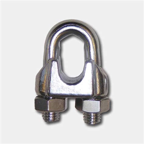 Wire Rope Clip Stainless Steel V4A AISI 316 For 2 Mm Diameter Wire