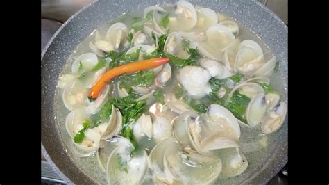 Clam Soup Or Sinabawang Halaan Filipinofood YouTube