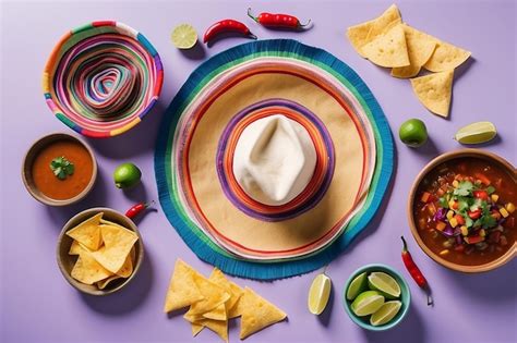 Una instantánea de la vista superior para el Cinco de Mayo que muestra