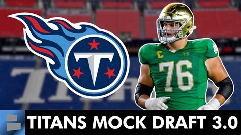 NEW Titans Mock Draft After TRADING For LJarius Sneed Tennessee