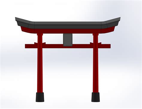 Stl Datei Torii Tor Japanisches Miniatur Diorama 🏛️ ・3d Druckbares