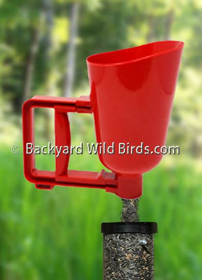 Bird Seed Scoop At Backyard Wild Birds