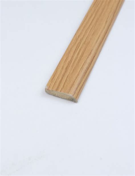 Natural Oak Flat Beading Wood Floor Edging Trim Natural Oak