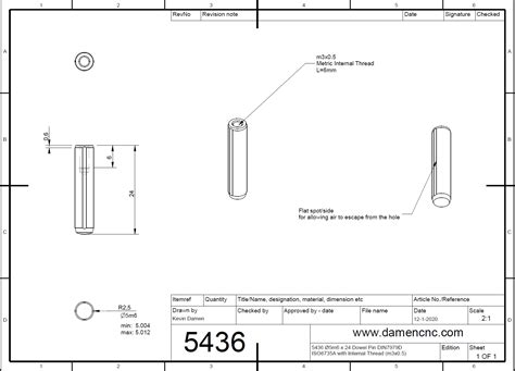 Dowel Pin Tolerance And Fit Standards By Factorem Medium