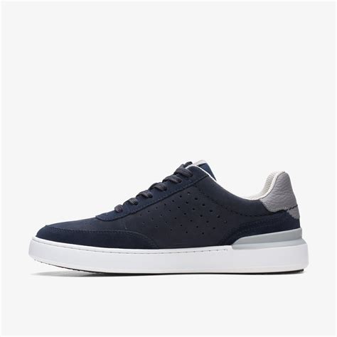 Mens Courtlite Tor Navy Combi Shoes Clarks Outlet