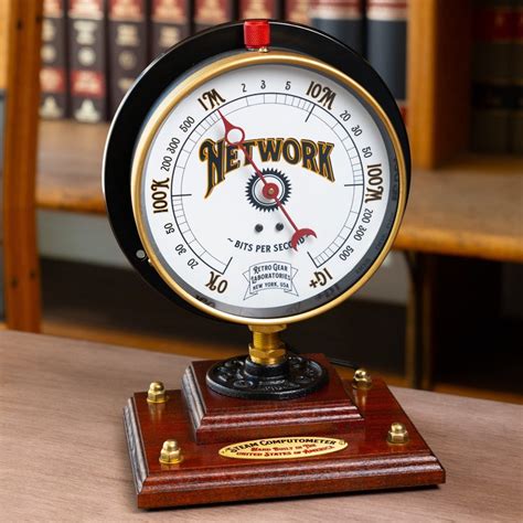 Computer Steam Gauge Huge Working Steampunk Steam Gauge Displays Real ...