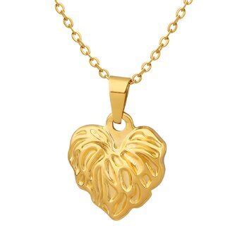 K Gold Plated Stainless Steel Necklace Intensity Sku