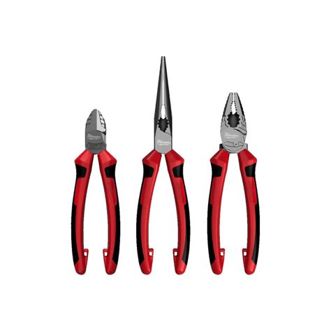 MILWAUKEE 4932492773 Zestaw 3 szczypiec uniwersalne półokrągłe