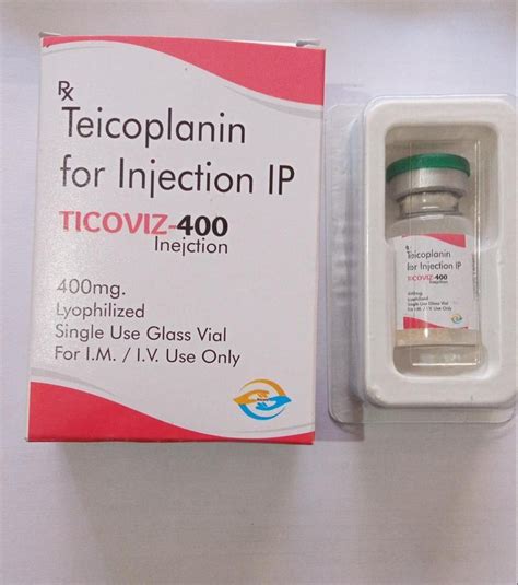 Teicoplanin Injection 400 Mg At Rs 380 Vial Pharmaceutical Injection