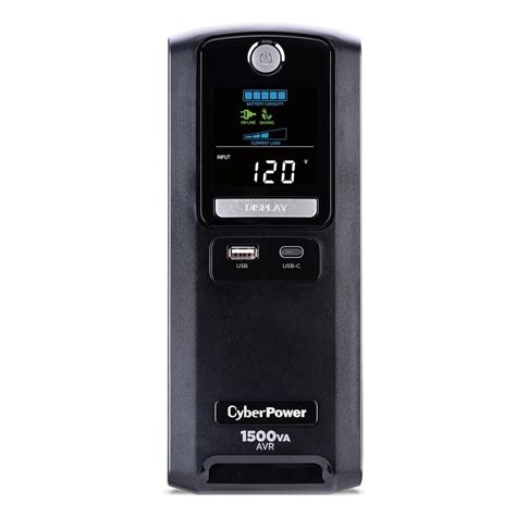 Cyberpower 1500va 10 Outlet Ups Rj45 Coax Usb Charging Lx1500gu3 The Home Depot