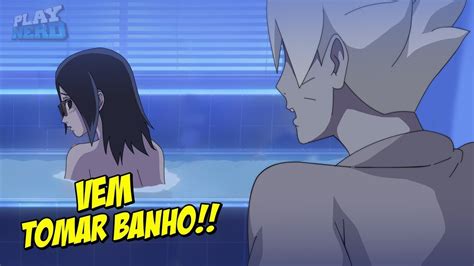 Boruto E Sarada Tomam Banho Juntos 😏 Boruto Shippuden Episódio 26