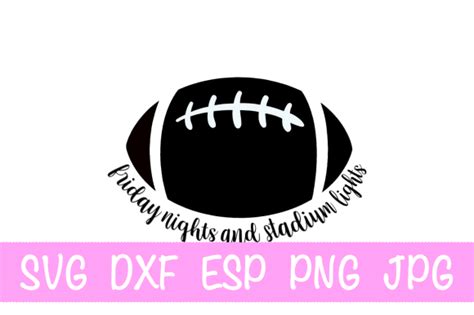 Friday Nights And Stadium Lights Svg Graphic By Designedbymle