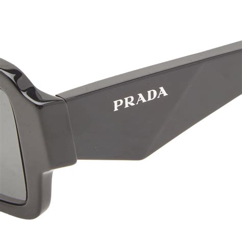 PRADA Eyewear PR A05S Sunglasses Black Dark Grey END US