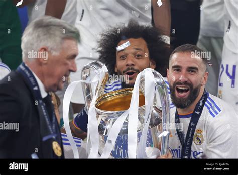 Carlo Ancelotti Champions League Trophy Hi Res Stock Photography And