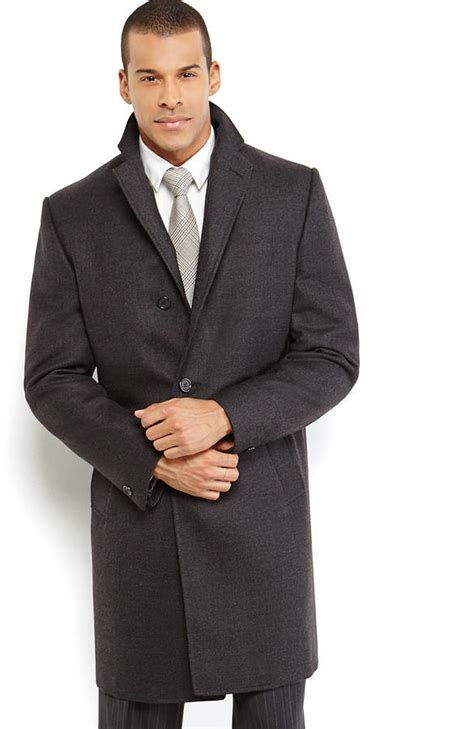 Hickey Freeman Charcoal Wool Overcoat Where To Buy And How To Wear