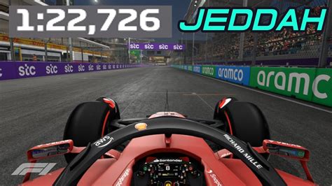 F1 22 GAMEPLAY JEDDAH HOTLAP FERRARI WORLD RECORD 1 22 726 YouTube