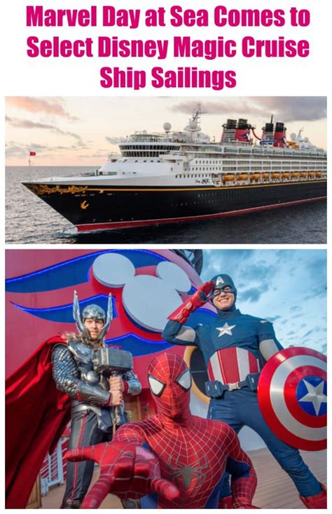 Marvel Day At Sea Comes To Select Disney Magic Cruise Ship Sailings