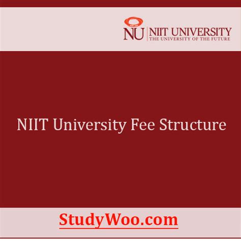 NIIT University Fees Structure and Courses 2024-25