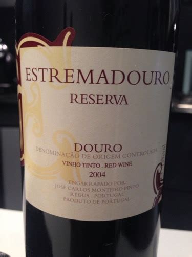 Jose Carlos Monteiro Pinto Estremadouro Reserva Douro Vivino US