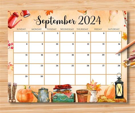 Editable Calendar September 2024 Dory Nanice