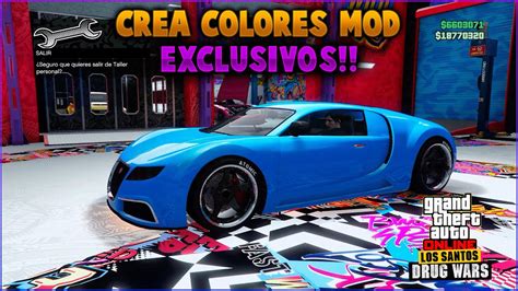 Como Modear Colores Y Pinturas Exclusivas En Gta V Online Colores