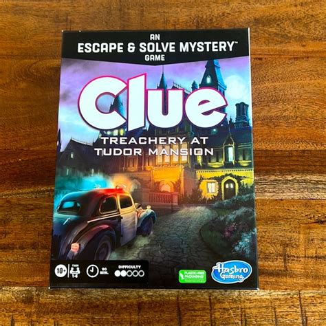 Hasbro Games Clue Treachery At Tudor Mansion Game Poshmark