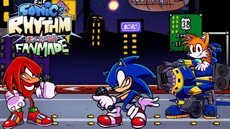 Fnf Sonic Rhythm Rush Vs Tails Vs Knuckles Friday Night Funkin