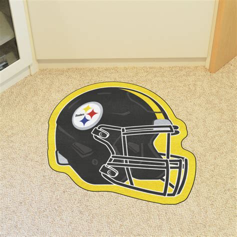 Pittsburgh Steelers Mascot Mat - Helmet