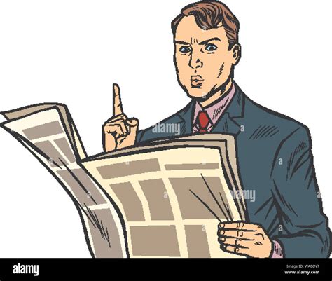 Newspaper Cartoon Stock Vector Images Alamy