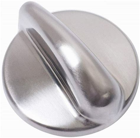 Metal Chrome Cooktop Burner Control Knob Wb03k10303 For Ge Profile