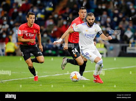 Soccer Match Between Real Madrid Vs Mallorca Of The 2021 2022 Spanish